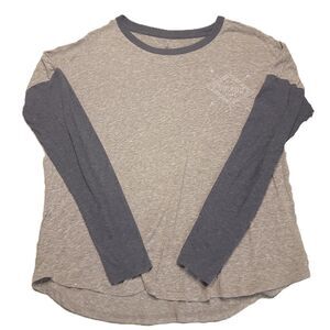 Volcom Stone Womens S  (24" Chest)  Shirt Long Sleeve Surf Skate Raglan Top